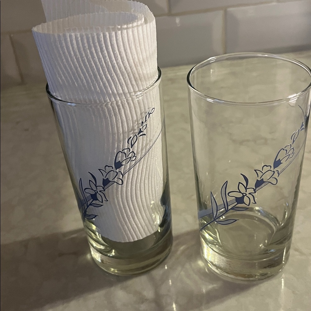 Vintage Corelle Coordinates Glasses (2)
